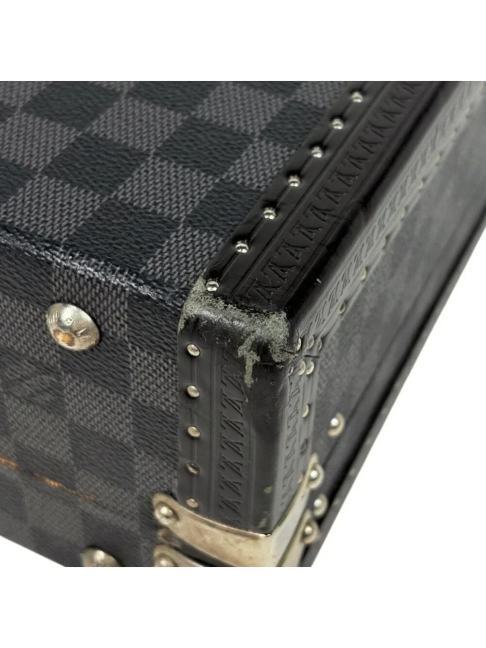 Louis Vuitton President Trunk Damier Graphite Black